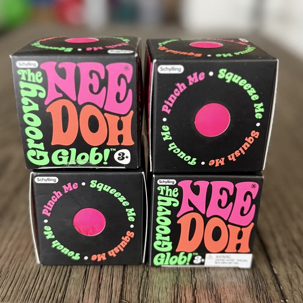Schylling NeeDoh The Groovy Glob Squishy Sensory Novelty Fidget Toy RARE 2018!
